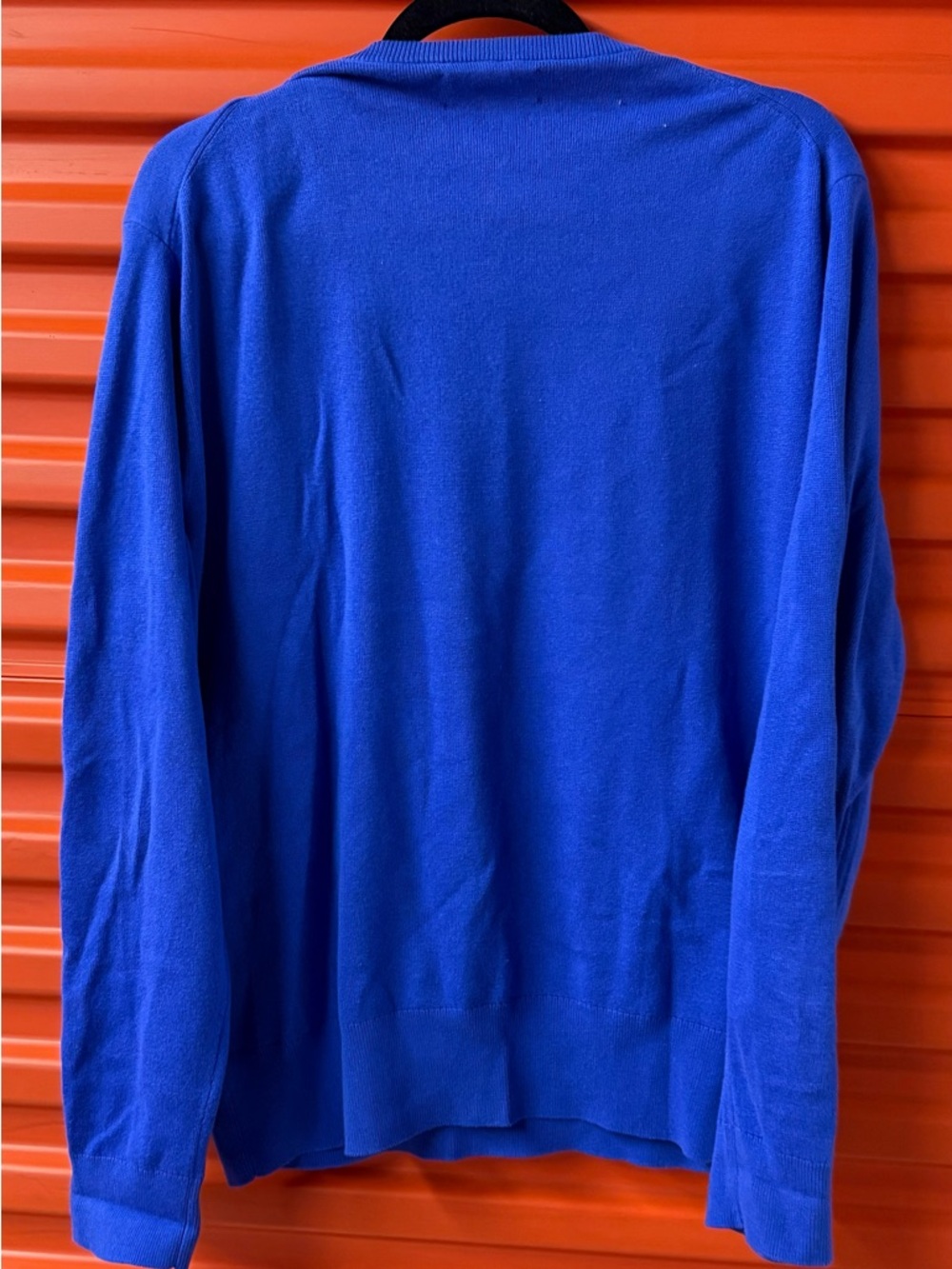 Polo Ralph Lauren Men's Cotton Graphic Sweater in cobalt blue - Picture 4 of 5